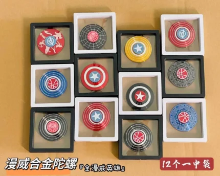 Marvel Fidget Spinner | Superhero Metal Spinner | Metal Fidget Toys | Marvel Toys Wholesale | Kids Fidget Spinner | Superhero Gifts