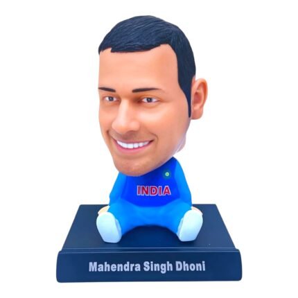 MS Dhoni Bobblehead with Mobile Holder – BH-100