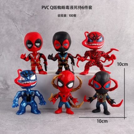 Spiderman Set of 6 Action figures 10cm - S7
