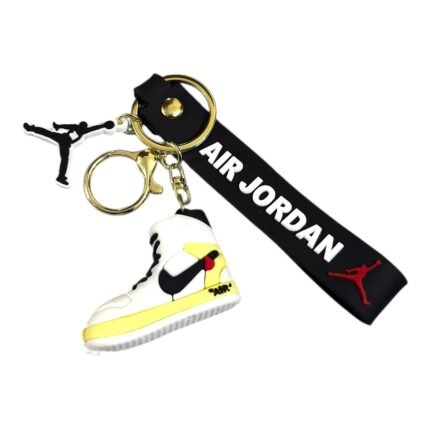 white Air Jordan Shoes 3D Keychain (RK-149, MOQ-3)
