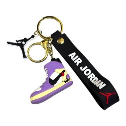 Puple Air Jordan Shoes 3D Keychain (RK-150, MOQ-3)