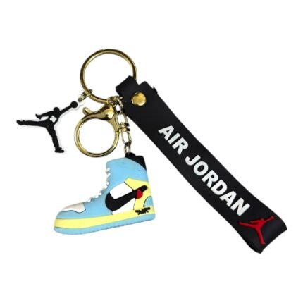 Sky Blue Air Jordan Shoes 3D Keychain (RK-151, MOQ-3)