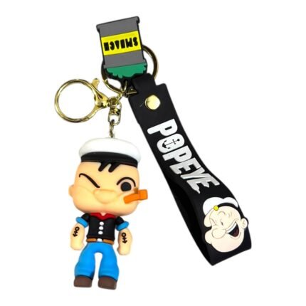 Popeye 3D Cartoon Character Keychain (RK-153, MOQ-3)