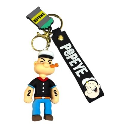 Popeye 3D Cartoon Character Keychain (RK-155, MOQ-3)