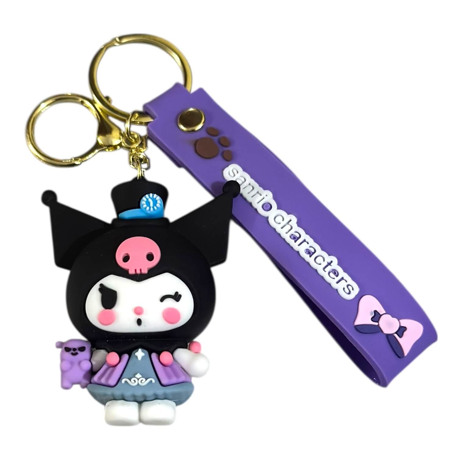 CK-157 Kuromi 3D Keychain (RK-157, MOQ-3) - Image 1