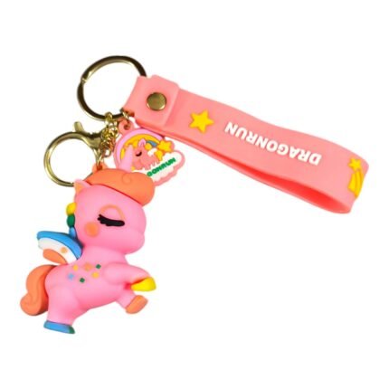 Pink Unicorn 3D Keychain (RK-167, MOQ-3)