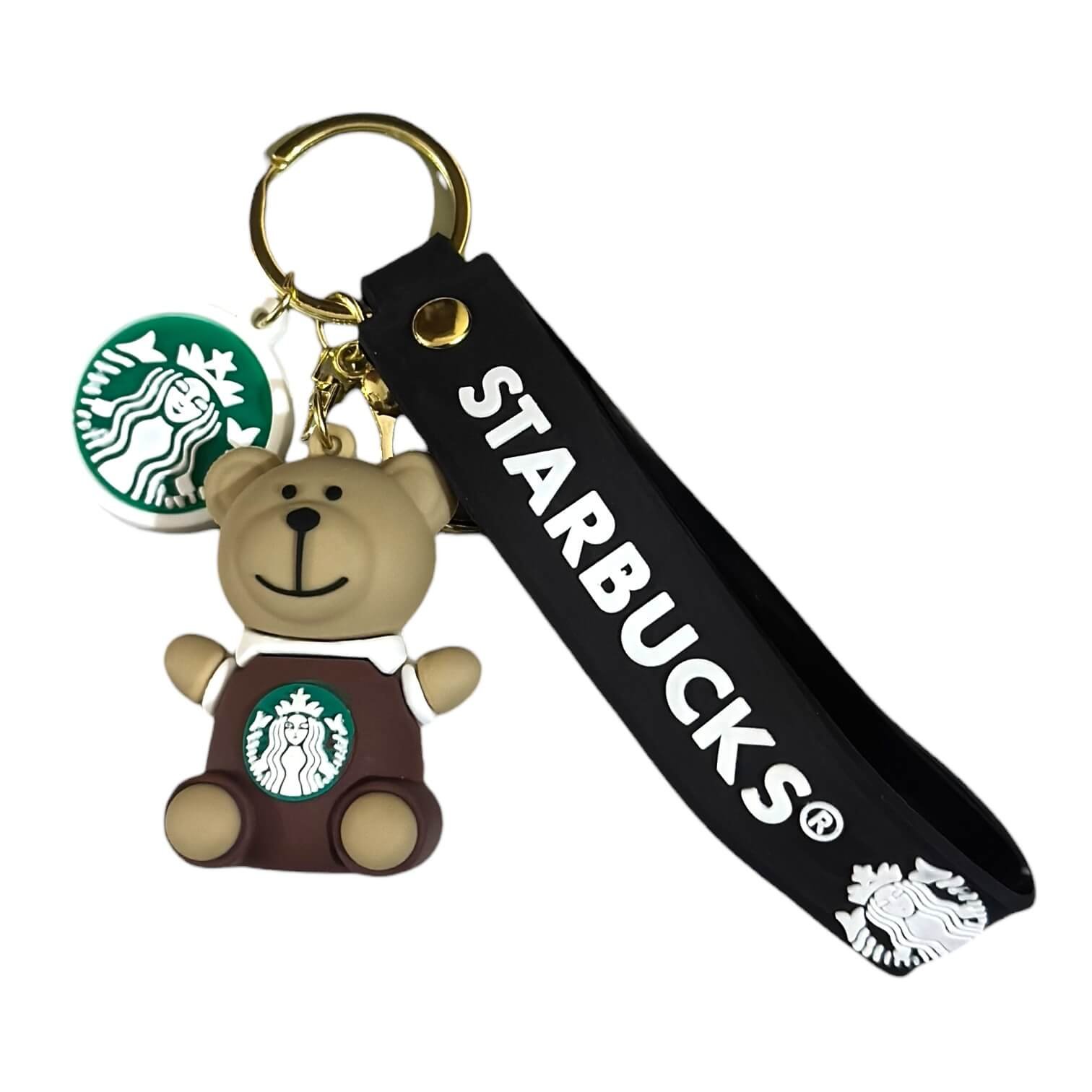 CK-183 Starbucks Bear 3D Keychain (RK-183, MOQ-3) - Image 1