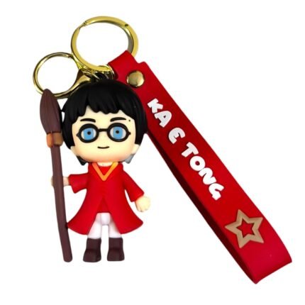 Harry Potter with Broomstick 3D Keychain (RK-187, MOQ-3)