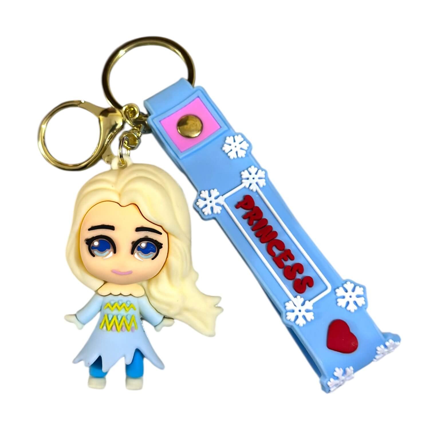 CK-208 Disney Princess 3D Frozen Elsa Keychain (RK-208, MOQ-3) - Image 1
