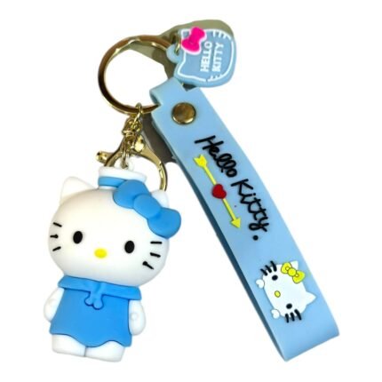 Cute Hello Kitty 3D Cartoon Character Keychain (RK-229, MOQ-3)