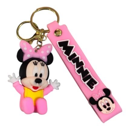 Minnie 3D Cartoon Character Keychain (RK-233, MOQ-3)