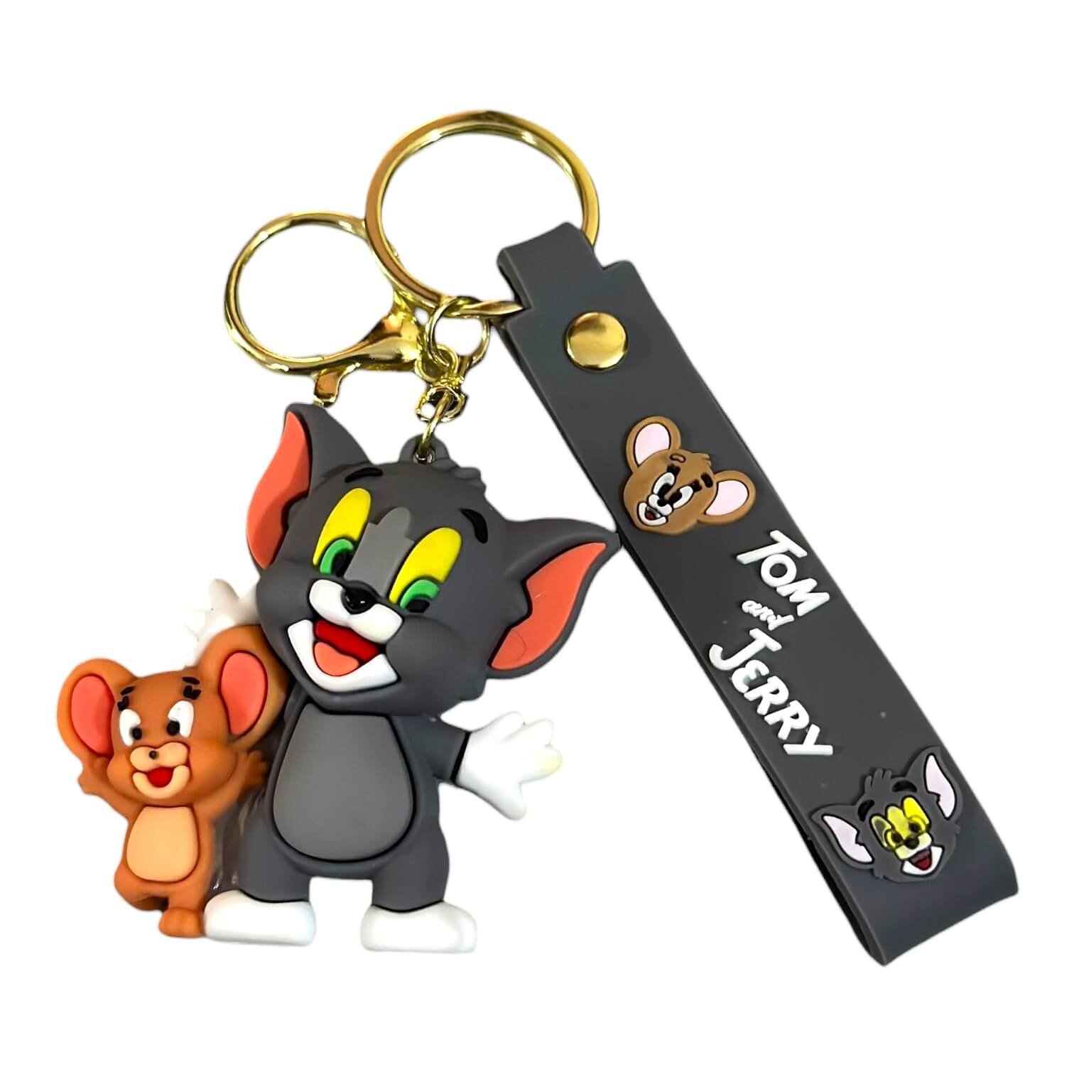CK-250 Tom & Jerry 3D Cartoon Character Keychain (RK-250, MOQ-3) - Image 1
