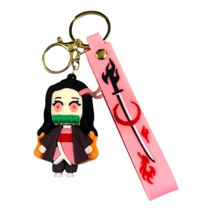 Demon Slayer Anime 3D Nezuko Keychain (RK-268, MOQ-3)