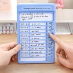 Daily Habit Tracker Board with Clock – Reusable Schedule Planner & Productivity Organizer