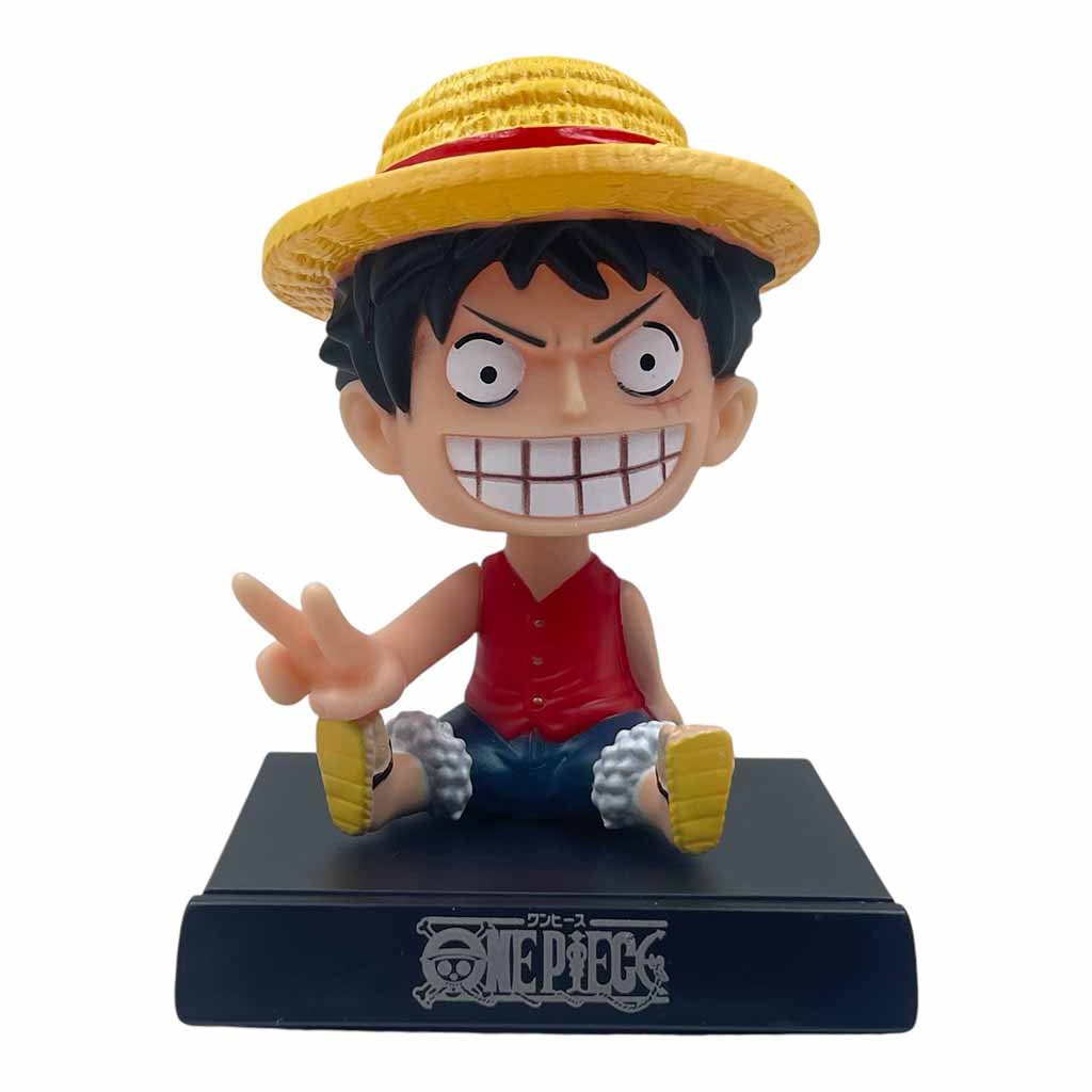 BH-13 Monkey D.Luffy (Laughing) One Piece Bobblehead with Mobile Holder - BH-13 - Image 1