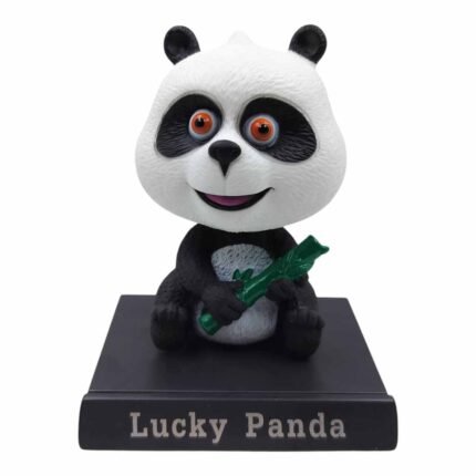 Lucky Panda Bobblehead with Mobile Holder - BH-45