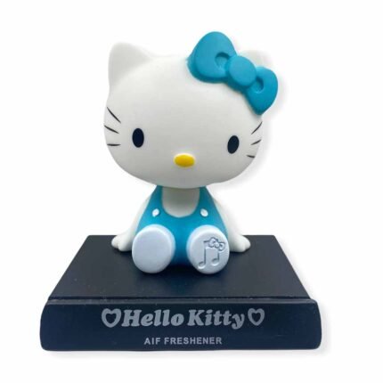 Hello Kitty (Blue) Bobblehead with Mobile Holder - BH-83
