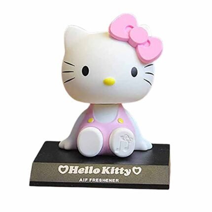 Hello Kitty (Pink) Bobblehead with Mobile Holder - BH-85