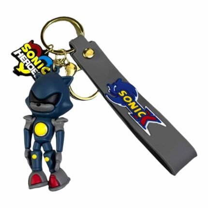 Sonic Heroes Grey 3D Keychain (RK-110, MOQ-3)