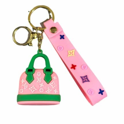 Green Louis Vuitton Inspired Mini Handbag 3D Keychain (RK-140, MOQ-3)