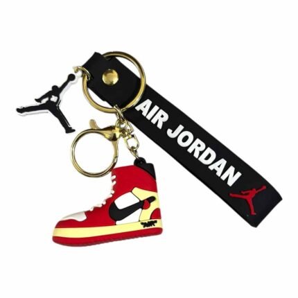 Red Air Jordan Shoes 3D Keychain (RK-147, MOQ-3)