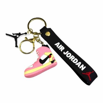 Pink Air Jordan Shoes 3D Keychain (RK-148, MOQ-3)