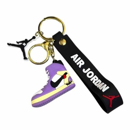 Puple Air Jordan Shoes 3D Keychain (RK-150, MOQ-3)