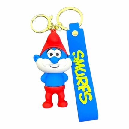Smurfs Red 3D Cartoon Character Keychain (RK-195, MOQ-3)