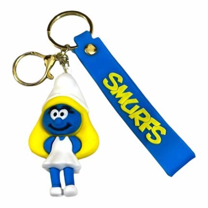 Smurfs Yellow 3D Cartoon Character Keychain (RK-197, MOQ-3)