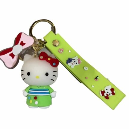 Cute Hello Kitty 3D Cartoon Character Keychain (RK-218, MOQ-3)