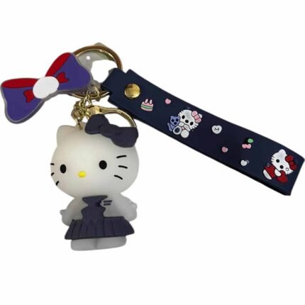 Cute Hello Kitty 3D Cartoon Character Keychain (RK-220, MOQ-3)