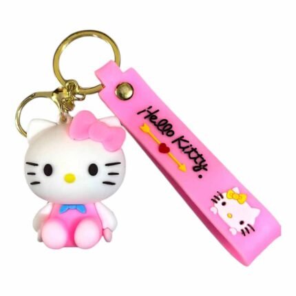 Cute Hello Kitty 3D Cartoon Character Keychain (RK-227, MOQ-3)