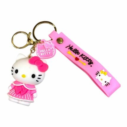 Cute Hello Kitty 3D Cartoon Character Keychain (RK-230, MOQ-3)