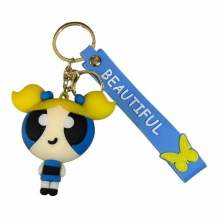Powerpuff 3D Cartoon Character Keychain (RK-242, MOQ-3)