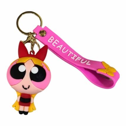 Powerpuff 3D Cartoon Character Keychain (RK-243, MOQ-3)