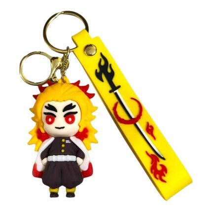 Demon Slayer Anime 3D Rengoku Keychain (RK-259, MOQ-3)