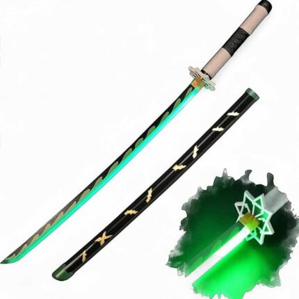 Demon Slayer Anime Shinazugawa Sanemi 104 cm Wooden LED Katana Sword