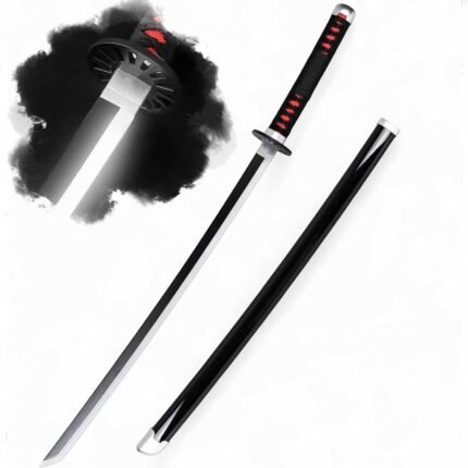 Demon Slayer Anime Tanjiro Kamado 104 cm Wooden LED Katana Sword