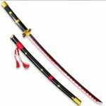 One Piece Anime Roronoa Zoro Enma Black 104 cm Wooden Katana Sword - KS-02