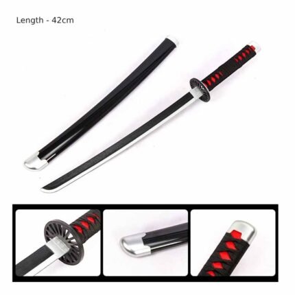Demon Slayer Anime Tanjiro Kamado 42 cm Wooden Katana Sword with Stand KS-04-42