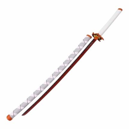 Demon Slayer Anime Rengoku Kyojuro 104 cm Wooden Katana Sword - KS-04