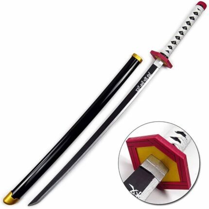 Demon Slayer Anime Tomioka Giyu 104 cm Wooden Katana Sword - KS-13