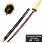 Demon Slayer Anime Yoriichi 104 cm Wooden Katana Sword - KS-23