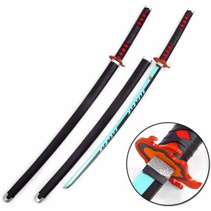 Demon Slayer Anime Rengoku 104 cm Wooden Katana Sword