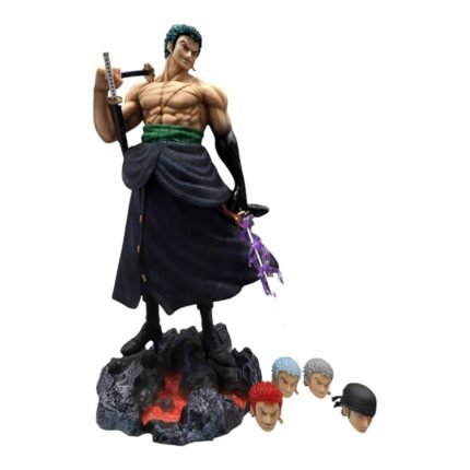 Zoro (Wth 5 replaceable heads) Action Figure 50cm - N258