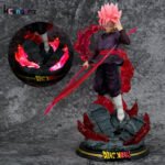 Goku action figure with LED light 27cm Super Saiyan Goku collectible toy Dragon Ball Z Anime Goku figure with light display model Dragon Ball Z Goku statue 27cm detailed design LED light anime action figure Goku collectible