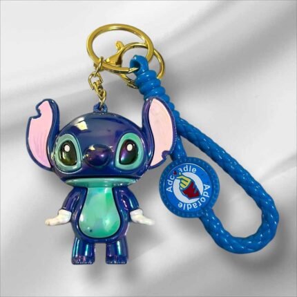 Stitch (Blue) PVC Shinning Premium 3D Keychain(PK-13, MOQ-3)