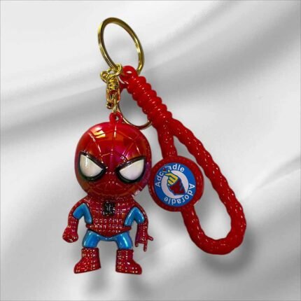 Spiderman PVC Shinning Premium 3D Keychain(PK-19, MOQ-3)