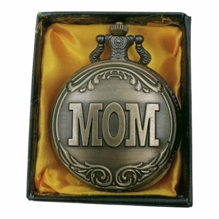 Mom Pocket Watch Metallic Keychain - PW-01