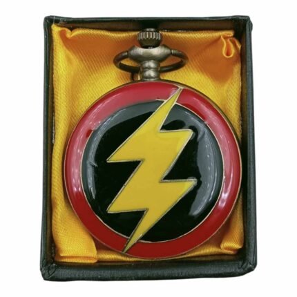 Flash Pocket Watch Metallic Keychain - PW-117